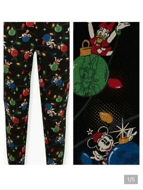 🆕🎄DISNEY MICKEY & FRIENDS HOLIDAY TOSS LEGGING🎄🎀🎄
